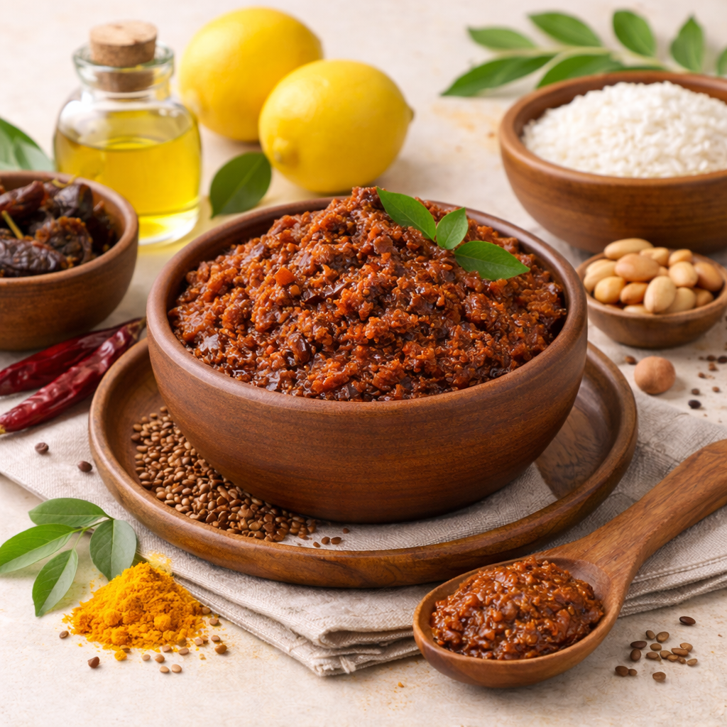 Homemade Pulihora Paste